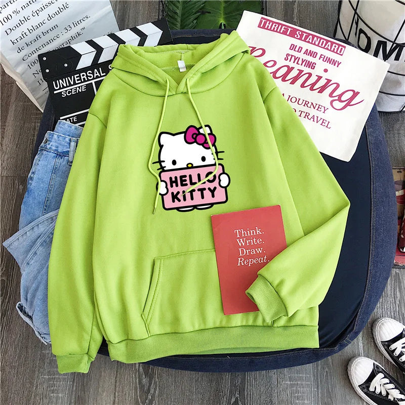 Unisex Hello Kitty Hoodie - Kawaii Harajuku Sweatshirt - T-Shirts - Hoodies - 2024 - 5 - Worldwide Shipping