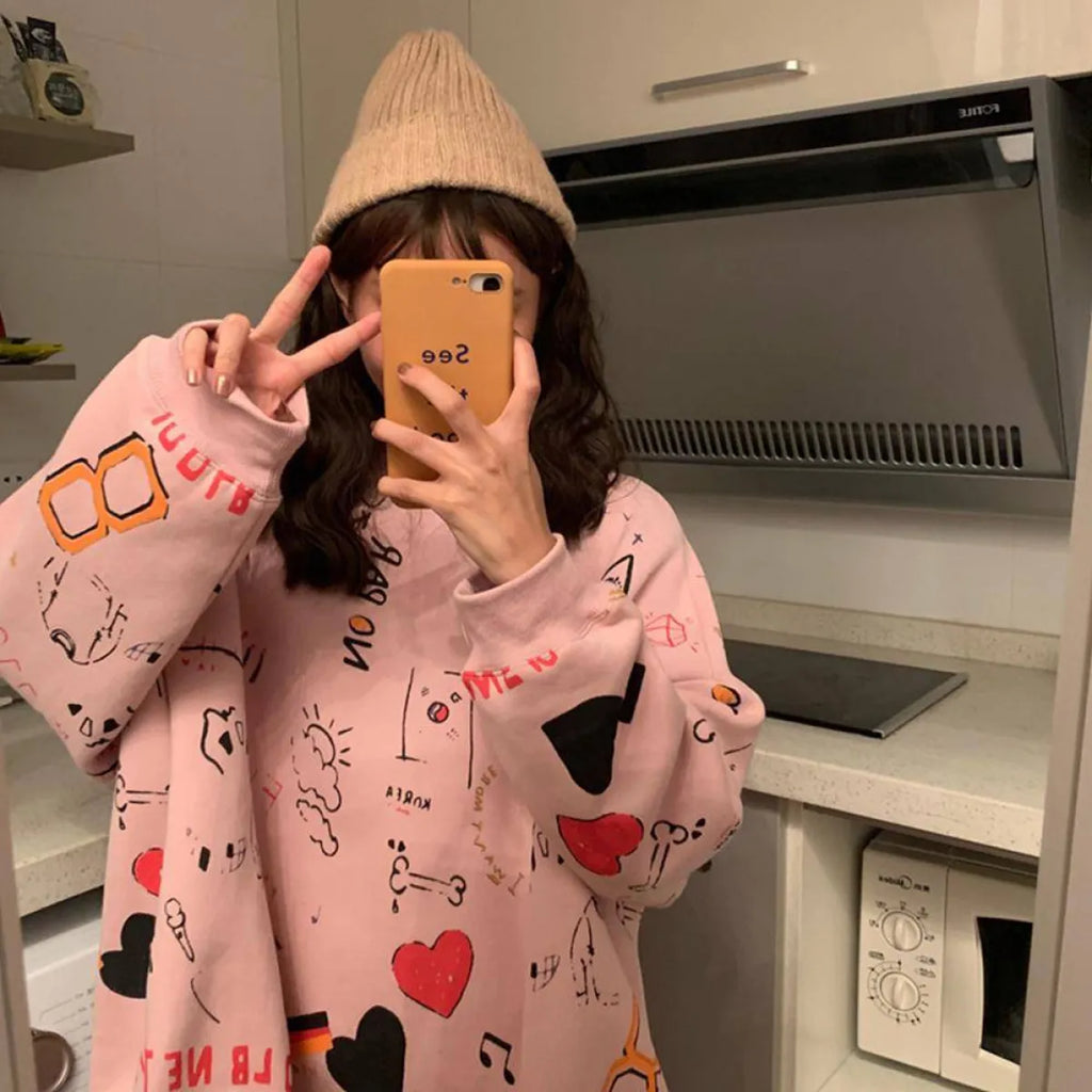 Kawaii Harajuku Sweatshirts - T-Shirts - 14
