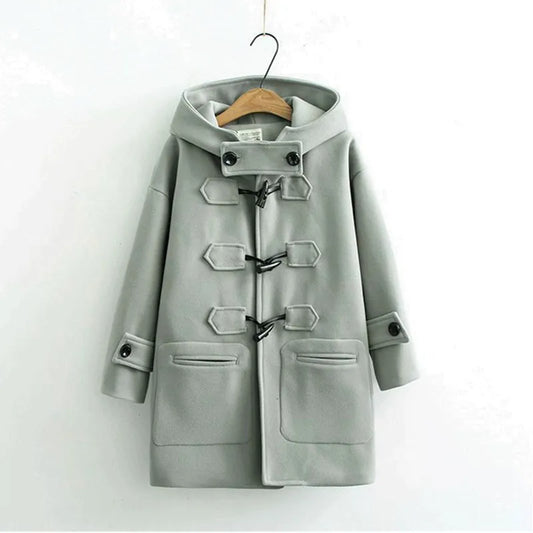 Kawaii Harajuku Winter Style Hooded Coat - Green / S / CHINA - Women’s Clothing & Accessories - Coats & Jackets - 2