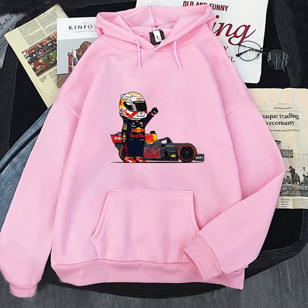 Kawaii Mini F1 Hoodie - Pink / L - Women’s Clothing & Accessories - Shirts & Tops - 15 - 2024