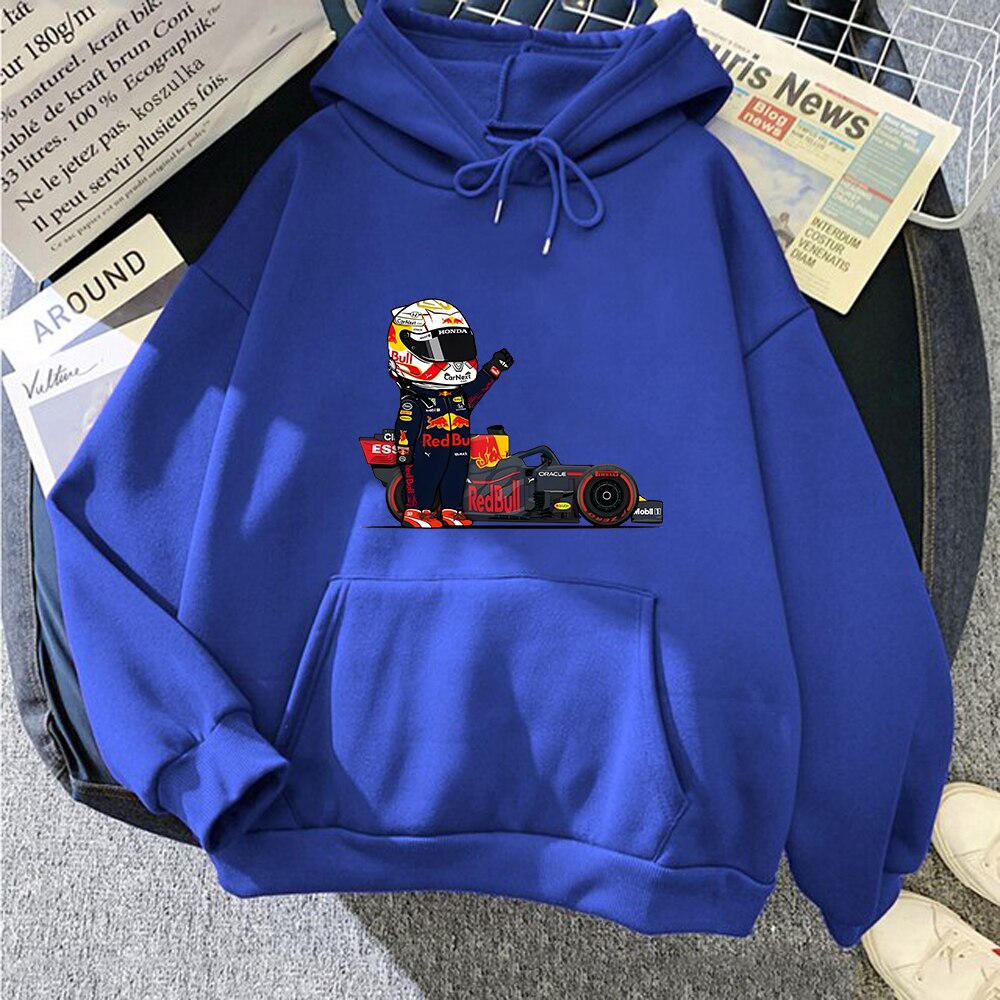 Kawaii Mini F1 Hoodie - Dark Blue / L - Women’s Clothing & Accessories - Shirts & Tops - 20 - 2024