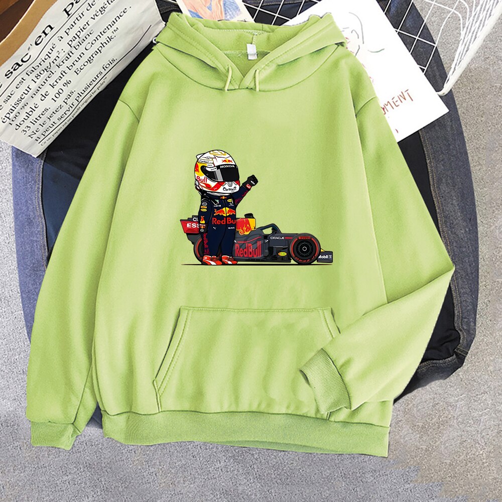 Kawaii Mini F1 Hoodie - Light Green / L - Women’s Clothing & Accessories - Shirts & Tops - 8 - 2024