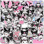 Kawaii Kuromi Stickers: Waterproof Decals - Stickers - 1