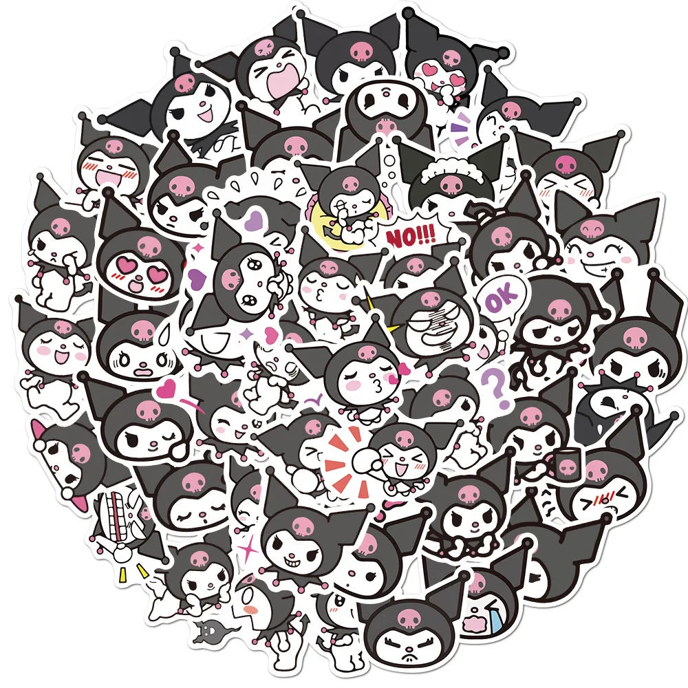 Kawaii Kuromi Stickers: Waterproof Decals - All Products - Decorative Stickers - 3 - 2024