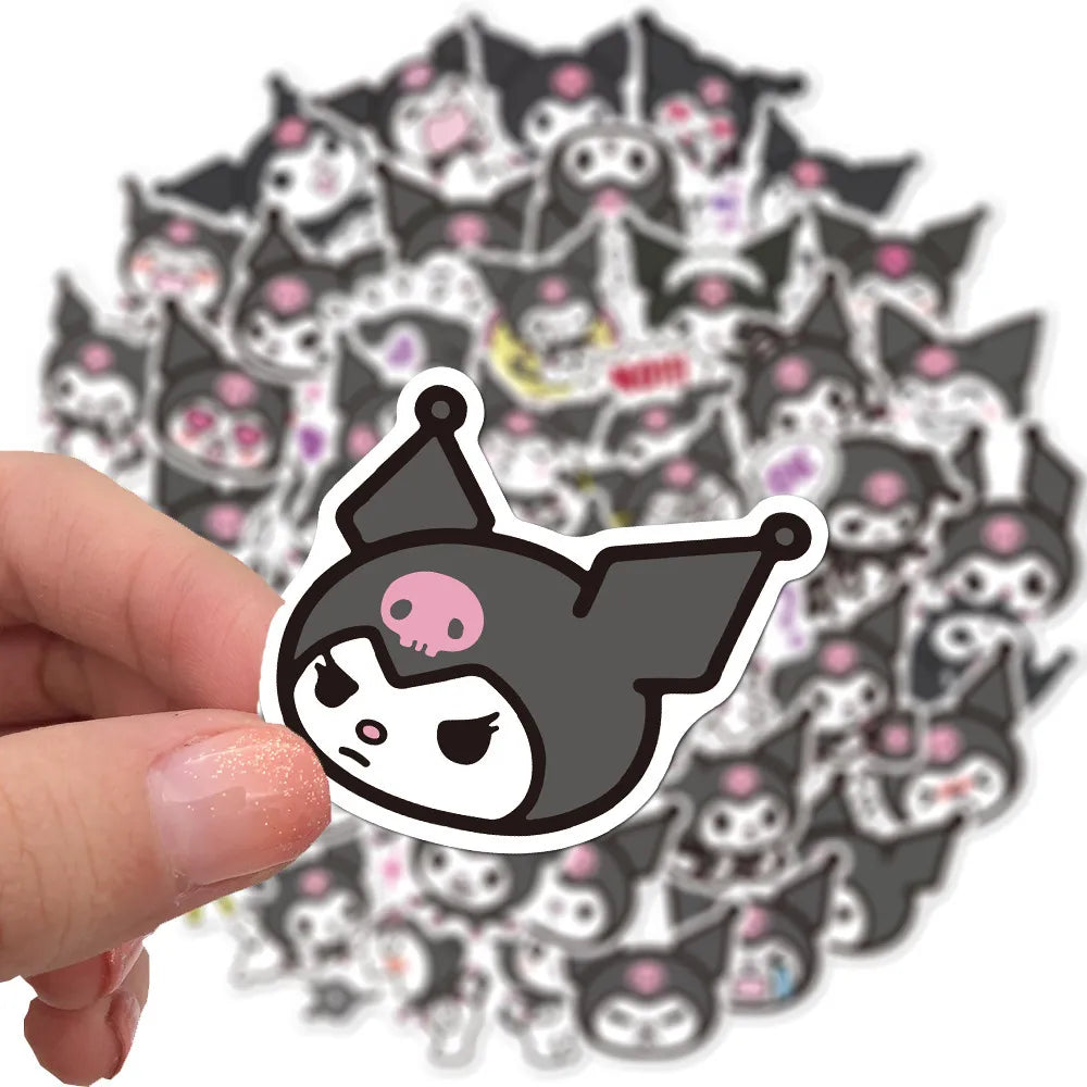 Kawaii Kuromi Stickers: Waterproof Decals - All Products - Decorative Stickers - 4 - 2024