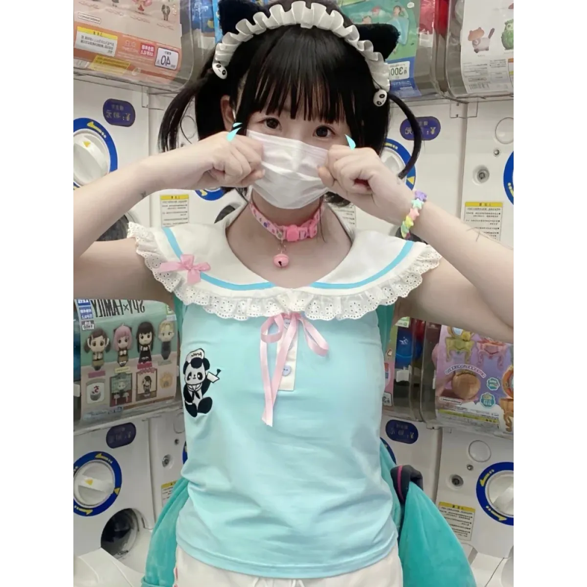 Kawaii Lace Patchwork T-Shirt - T-Shirts - 3