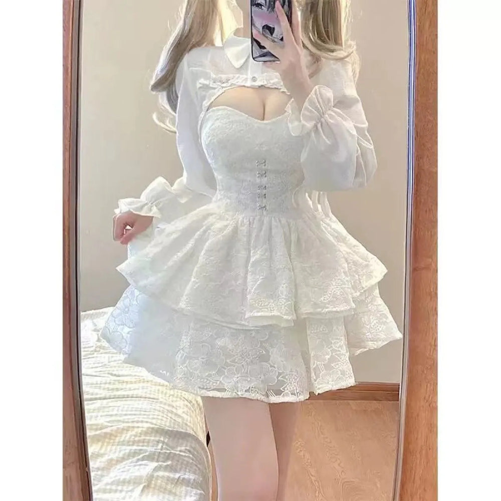 Kawaii Lolita Dress Set - All Dresses - 1