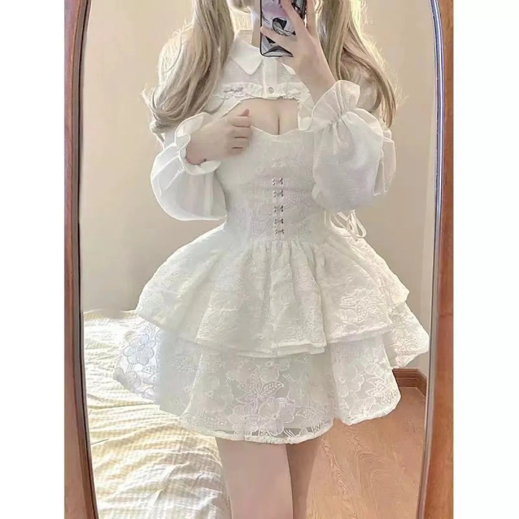 Kawaii Lolita Dress Set - All Dresses - 3