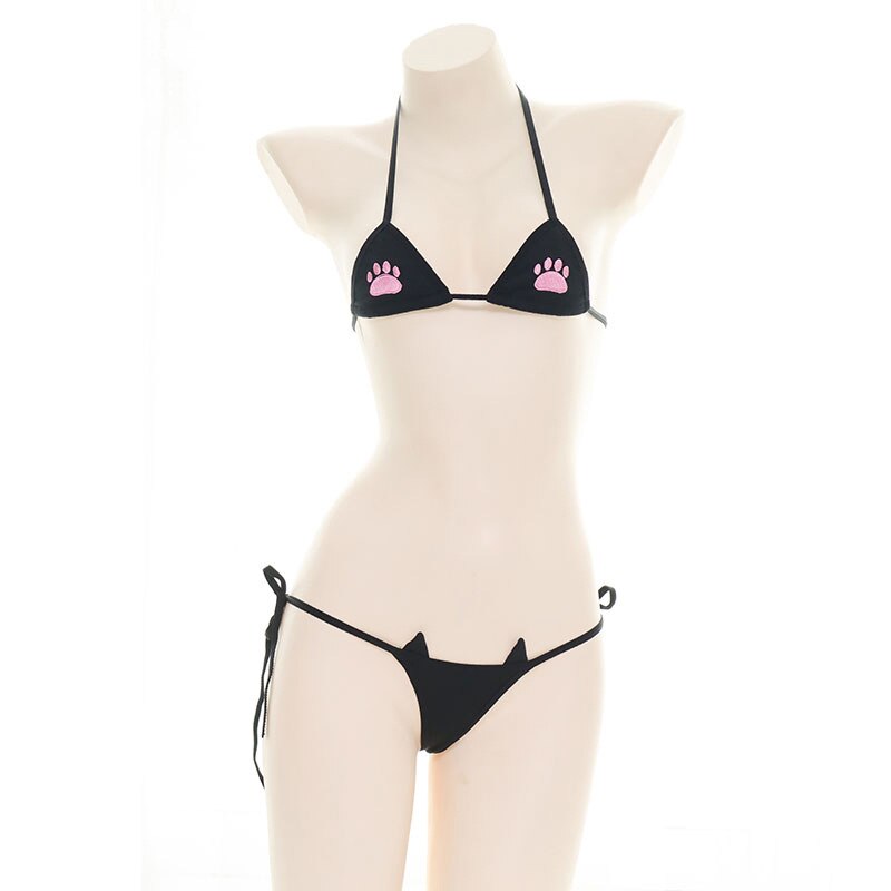 Kawaii Mini Lingerie Sets - Cat PawsBlack / One Size - Women’s Clothing & Accessories - Clothing - 17 - 2024