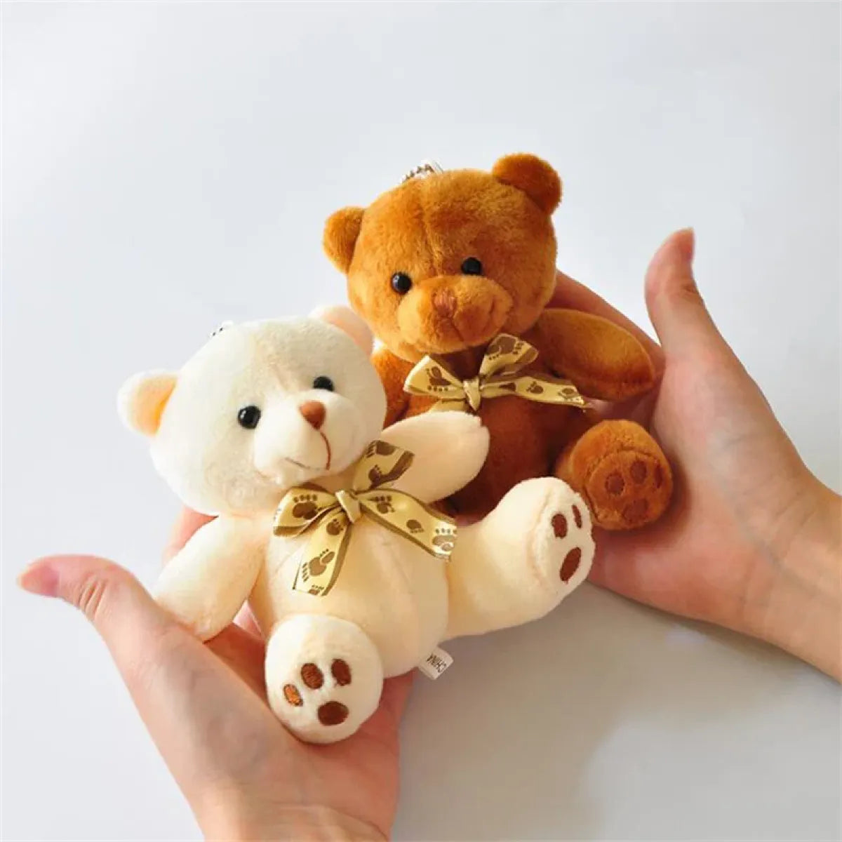 Kawaii Mini Plush Teddy Bear Keychain – Soft 10CM Stuffed Toy - Plushies - Plushie - 1