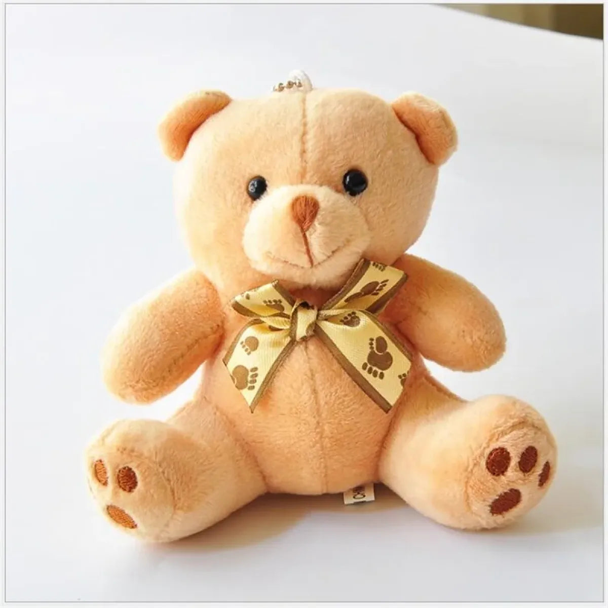 Kawaii Mini Plush Teddy Bear Keychain – Soft 10CM Stuffed Toy - Plushies - Plushie - 4