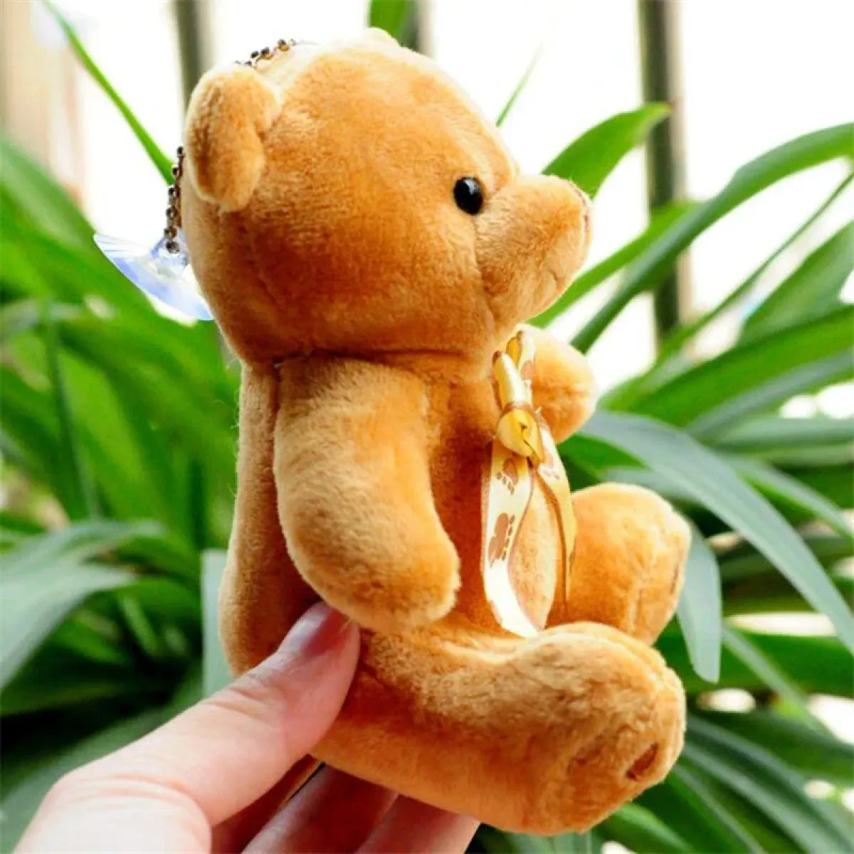 Kawaii Mini Plush Teddy Bear Keychain – Soft 10CM Stuffed Toy - Plushies - Plushie - 5