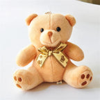 Kawaii Mini Plush Teddy Bear Keychain – Soft 10CM Stuffed Toy - Plushies - Plushie - 7
