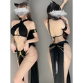 Kawaii Nun Cosplay Lingerie with Headscarf - Women’s Clothing & Accessories - 2
