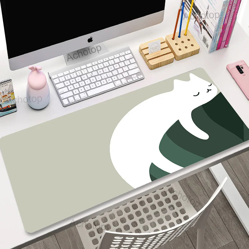 Kawaii Office Desk Mat - Adorned with Cute Cat Designs - All Products - Mouse Pads - 10 - 2024