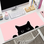Kawaii Office Desk Mat - Adorned with Cute Cat Designs - Best Sellers - 19