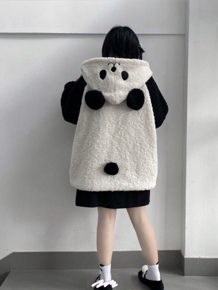 Kawaii Panda Ears Hoodies - Women’s Clothing & Accessories - Clothing - 4 - 2024