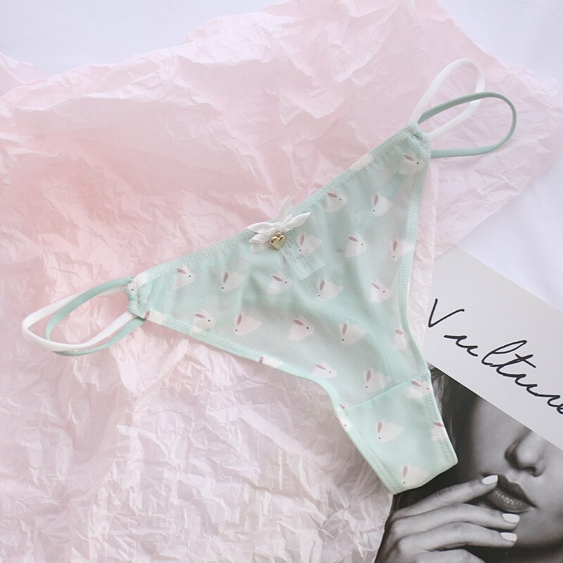 Kawaii Panties - 25 + Options - bean green bunny / Nearest Warehouse / 1pc - Women’s Clothing & Accessories