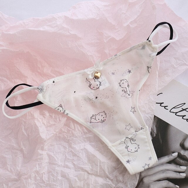 Kawaii Panties - 25 + Options - Starry cat black / Nearest Warehouse / 1pc - Women’s Clothing & Accessories