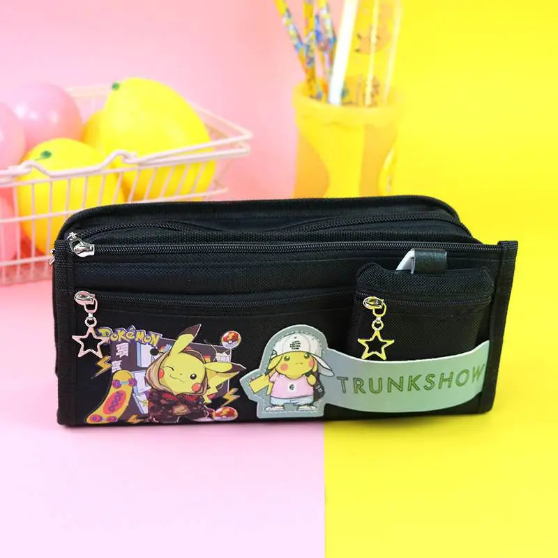 Sanrio Kawaii Pencil Case - Kuromi Cinnamoroll My Melody - Large Capacity Pen Bag - CG369 - Stationary & More - Pen &