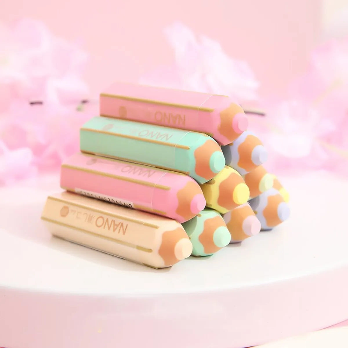 Kawaii Pencil Rubber Eraser - Stationery & More - 1