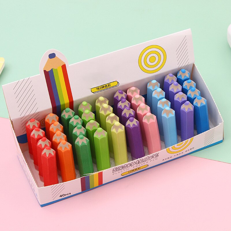 Kawaii Pencil Rubber Eraser - B--random - Stationary & More - Clothing - 7 - 2024