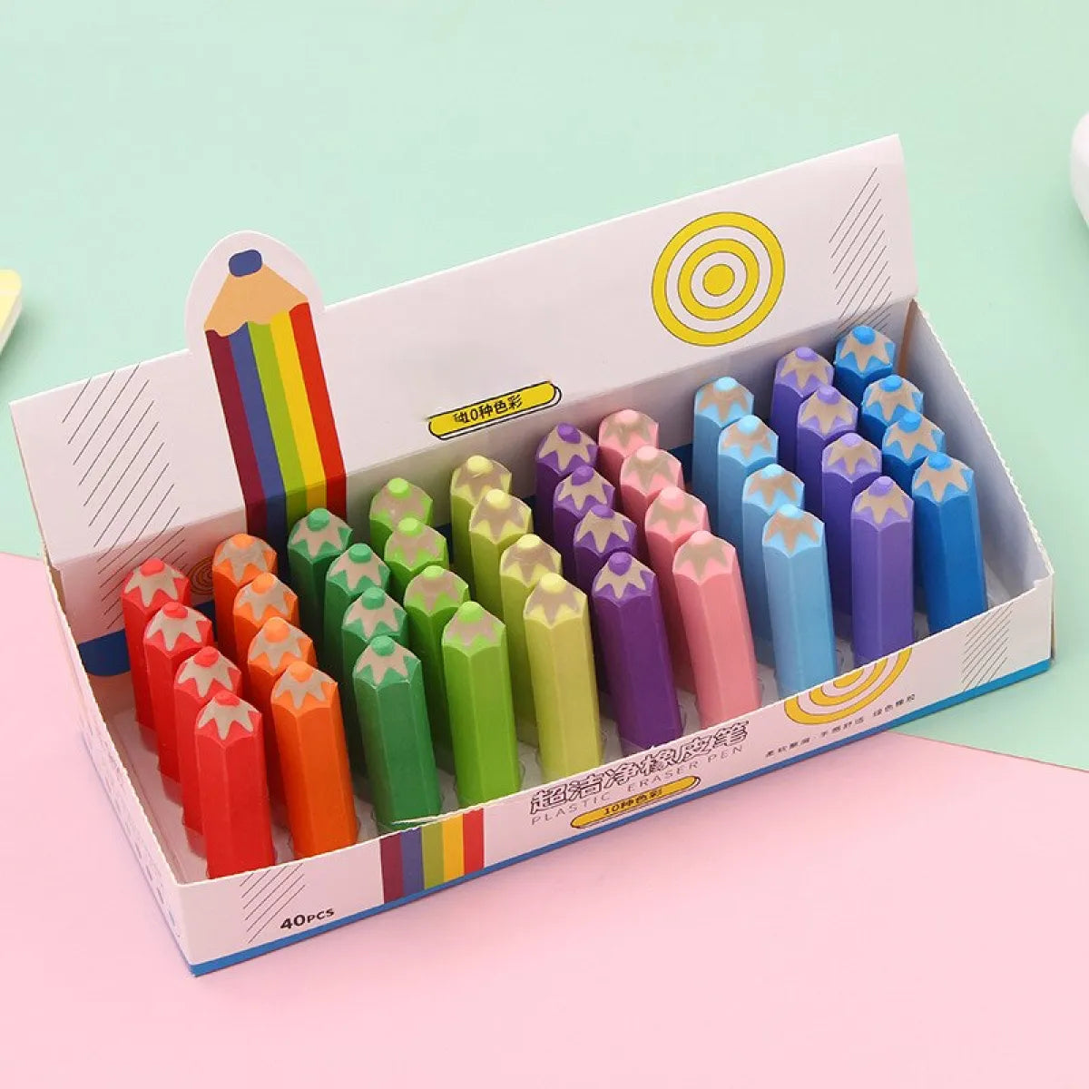Kawaii Pencil Rubber Eraser - Stationery & More - 7