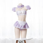 Kawaii Pink Apron Maid Lingerie Set - Women’s Clothing & Accessories - 6