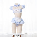 Kawaii Pink Apron Maid Lingerie Set - Women’s Clothing & Accessories - 8