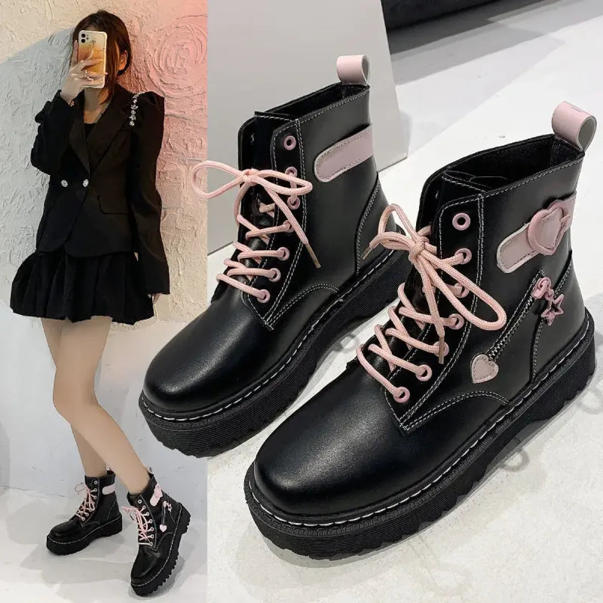 Kawaii Platform Boots - Best Sellers - Shoes - 5