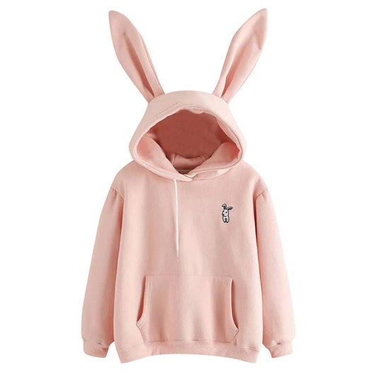 Women’s Kawaii Rabbit Hoodie - Women’s Clothing & Accessories - Shirts & Tops - 1 - 2024