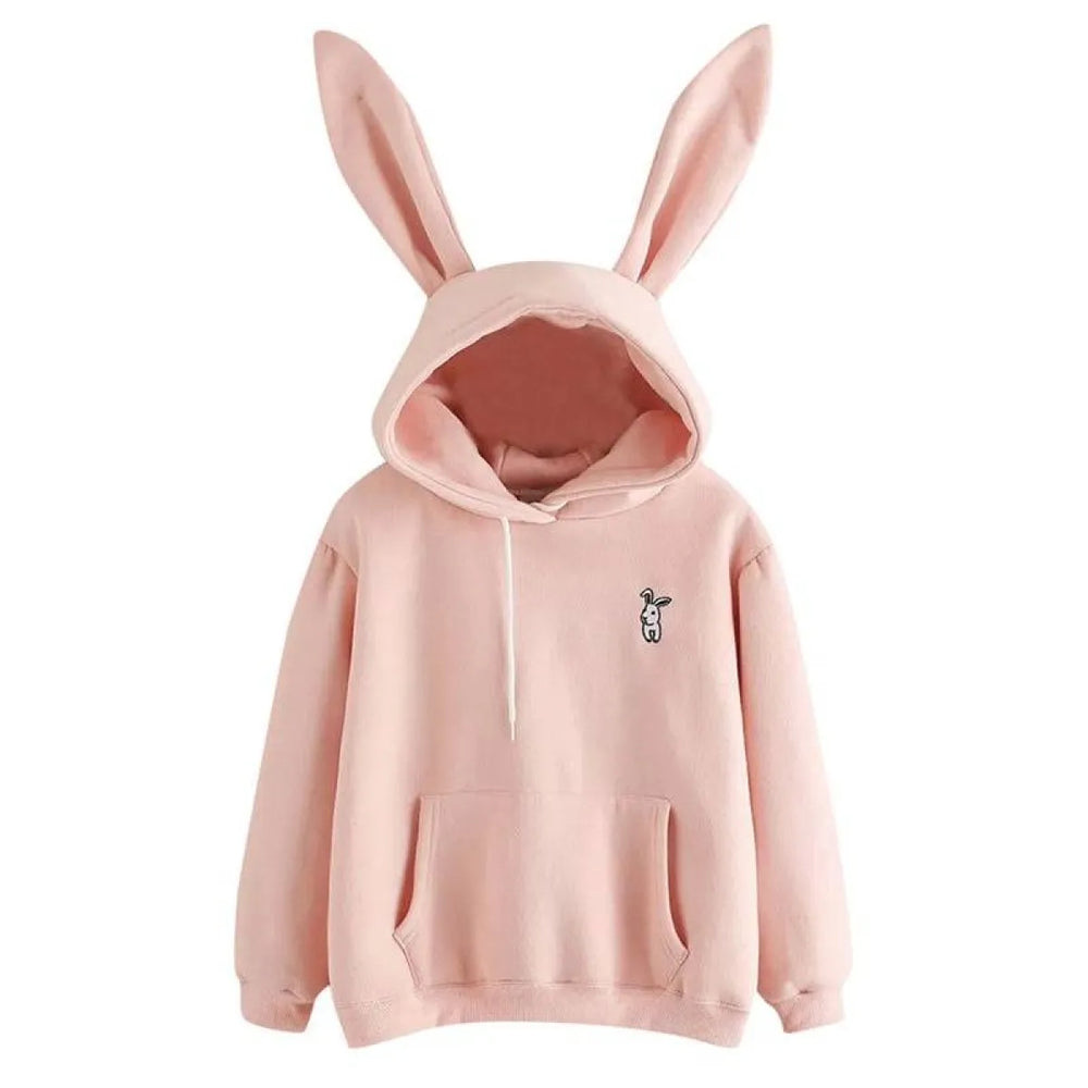 Women’s Kawaii Rabbit Hoodie - Women’s Clothing & Accessories - 1