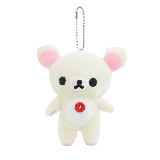 Kawaii Rilakkuma Plush Bear Keychain – Cute Backpack Pendant Toy - Women Bags & Wallets - Plushie - 6