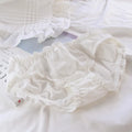 Kawaii Ruffle Edge Cotton Panties – Breathable Seamless Mid-Waist Lingerie - Women’s Clothing & Accessories - Lingerie