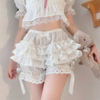 Kawaii Ruffle Lace Shorts - Shorts - Shorts - 16