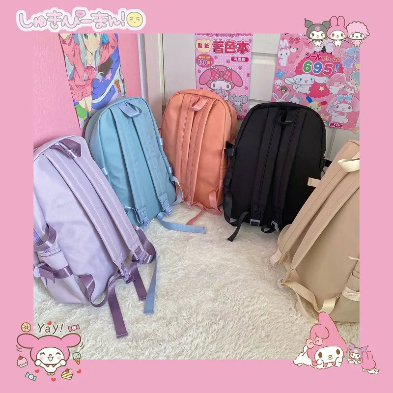 Kawaii Sanrio Backpack - My Melody Kuromi & Cinnamoroll - Women Bags & Wallets - Backpacks - 4 - 2024