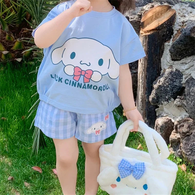 Kawaii Sanrio Children Summer Pajamas Set - All Products - Baby & Toddler Clothing - 3 - 2024