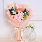 Kawaii Sanrio Plush Toy Bouquet – Hello Kitty & Kuromi Gift Set - Harajuku Style - Plushie - 2