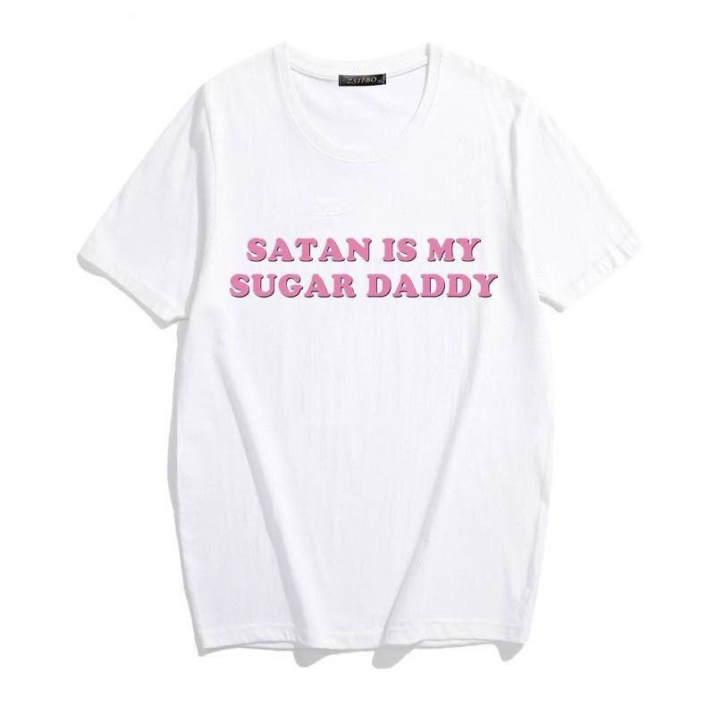 Satan Is My Sugar Daddy - S / 1 - T-Shirts - Shirts & Tops - 11 - 2024