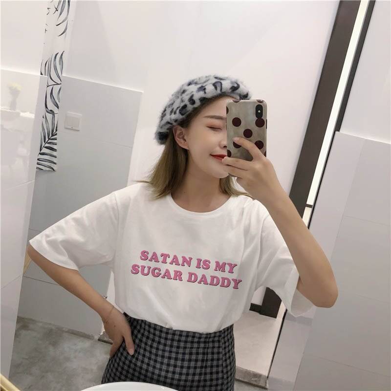 Satan Is My Sugar Daddy - T-Shirts - Shirts & Tops - 4 - 2024