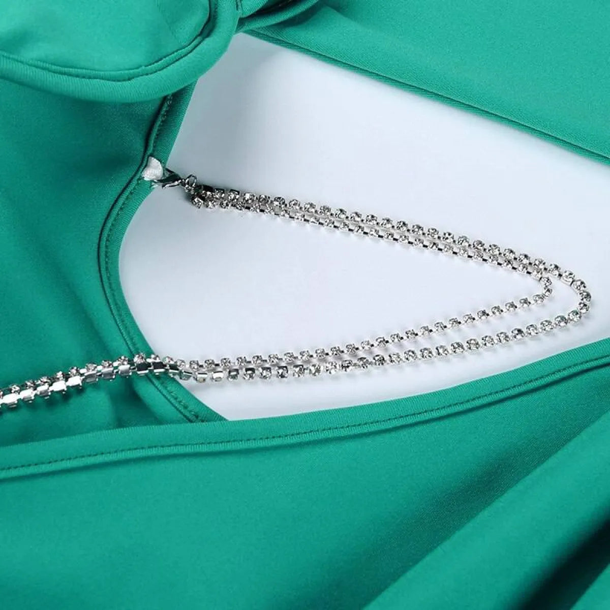 Hollow Out Full Sleeve Mini Dress - All Dresses - 30