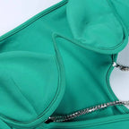 Hollow Out Full Sleeve Mini Dress - All Dresses - 28