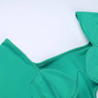 Hollow Out Full Sleeve Mini Dress - All Dresses - 27