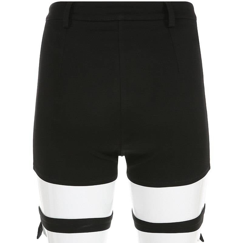 Hollow Out Punk Shorts - Bottoms - Shorts - 11 - 2024