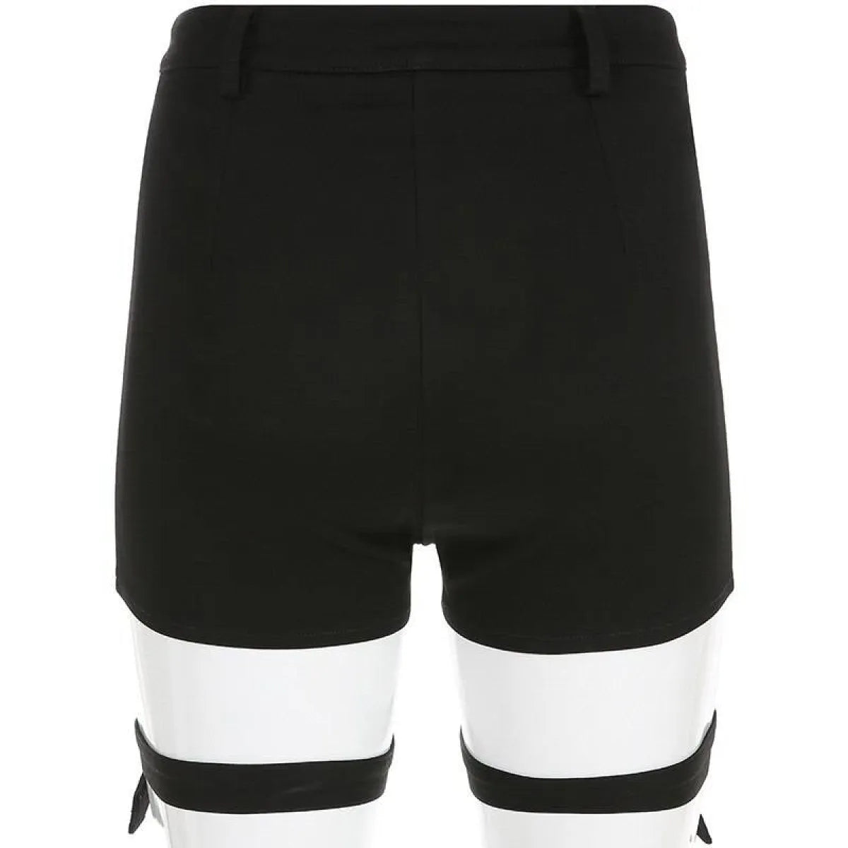 Hollow Out Punk Shorts - Bottoms - 11