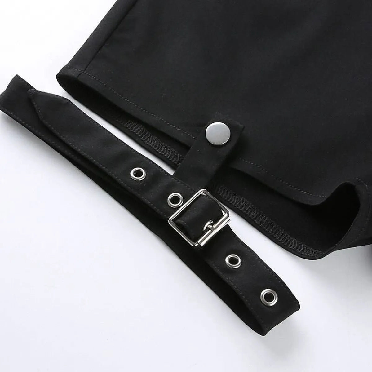 Hollow Out Punk Shorts - Bottoms - 17