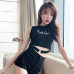 Hollow Out Punk Shorts - Bottoms - 22