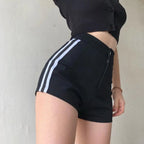 Hollow Out Punk Shorts - Bottoms - 24