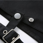 Hollow Out Punk Shorts - Bottoms - 5