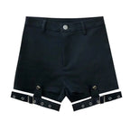 Hollow Out Punk Shorts - Bottoms - 6